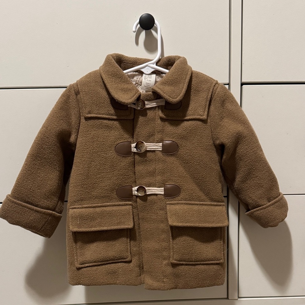 H&M Kids Tan Pea Coat